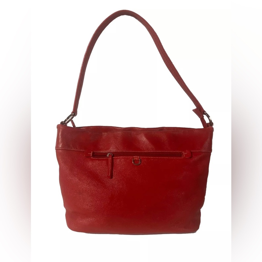 LaChetta Milano  Purse Shoulder Bag Vibrant Red  Leather-Like Handbag